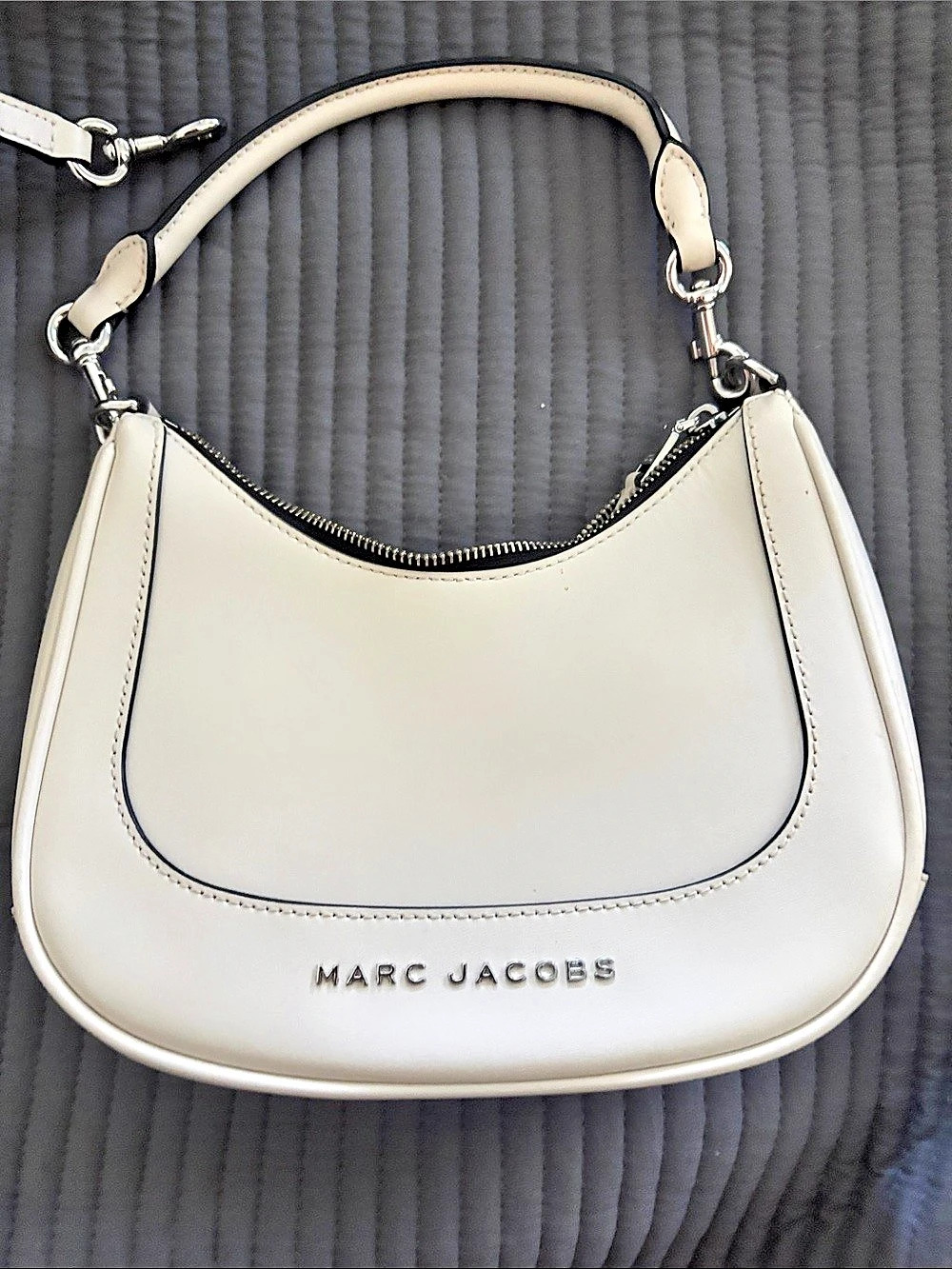 Marc Jacobs The Dual Hobo Shoulder Bag White